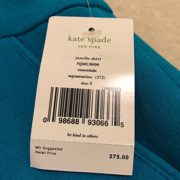 Kate Spade Janelle Pleated Skirt in Aquamarine - Picture 7 of 8